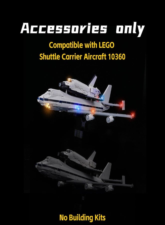 BrickBling Lighting Compatible with Lego Shuttle Carrier Aircraft, Creative Light Kit Compatible with Lego 10360-Not Come with Model (RC Version) - Image 3